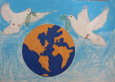 2014年国际和平海报绘画大赛优秀作品(四)